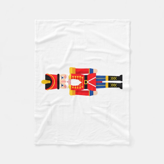 Manta Polar Funny Nutcracker Fritz Did It Clara Christmas Ball (Anverso)