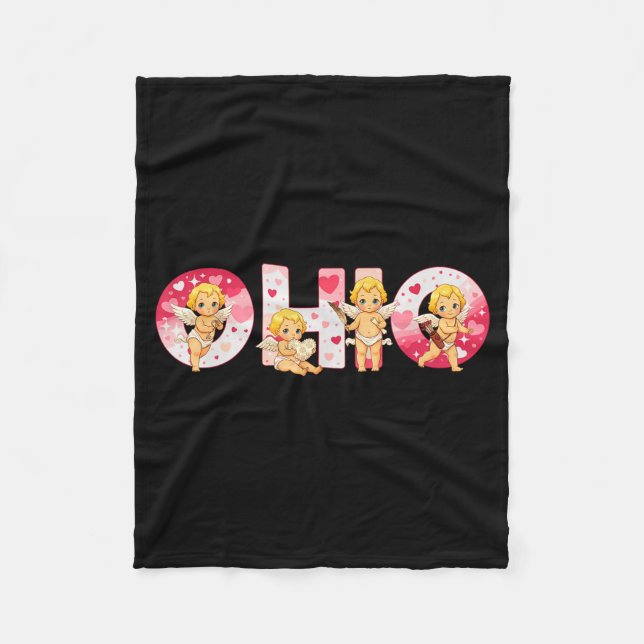 Manta Polar Funny Ohio Cud Midwestern Party O-h-i-o In Valenti (Anverso)