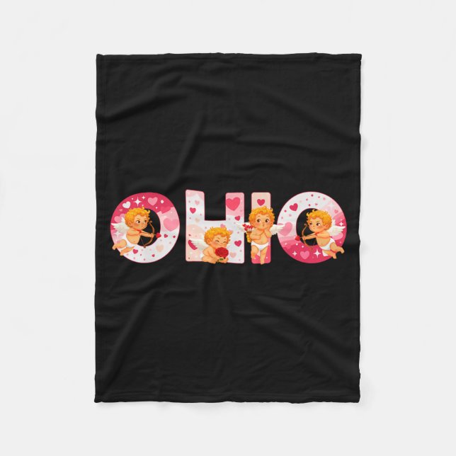Manta Polar Funny Ohio Cud Midwestern Party O-h-i-o In Valenti (Anverso)