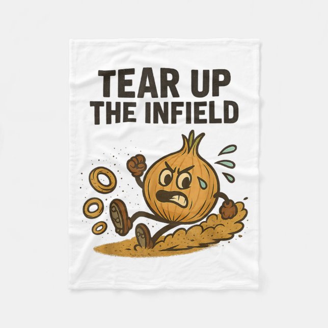 Manta Polar Funny Onion Rings Baseball Base Infield Glove Soft (Anverso)