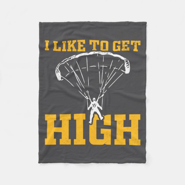 Manta Polar Funny Parachute Quote Skydiver  (Anverso)