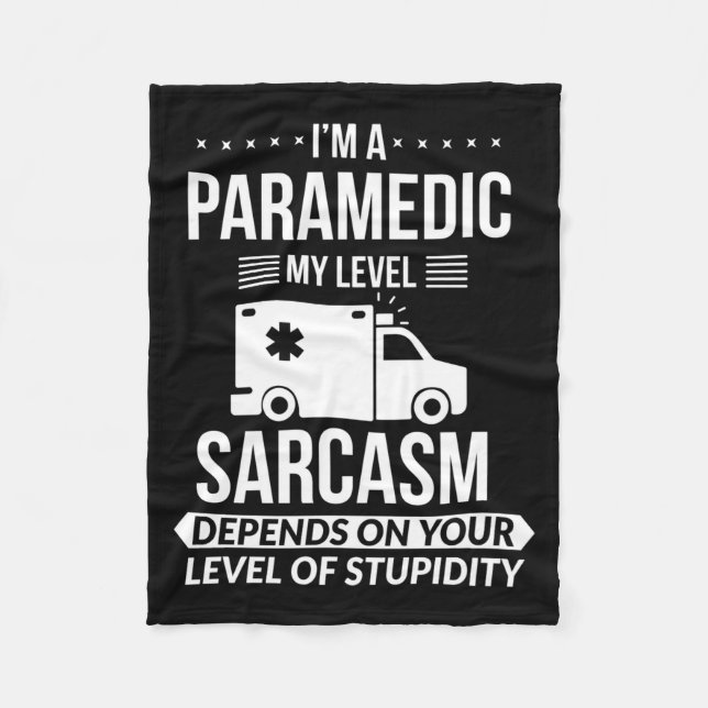 Manta Polar Funny Paramedic Emt Gift  (Anverso)