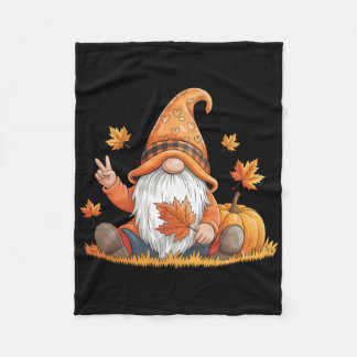 Manta Polar Funny Peace Gnome Halloween Thanksgiving Pumpkin A