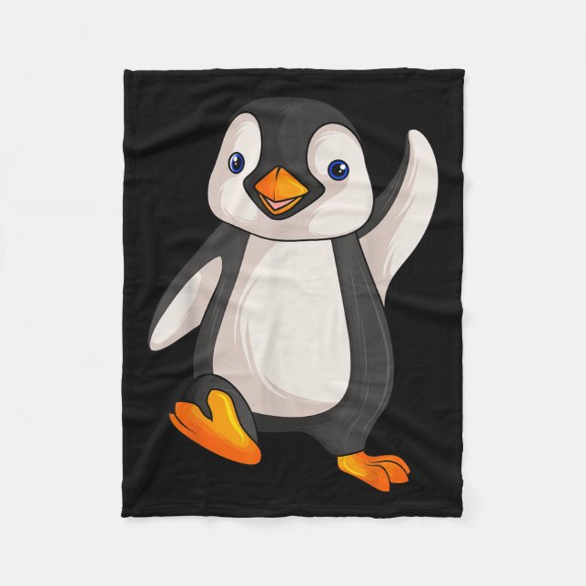 Manta Polar Funny Penguin Appart S Uni-adultos Niños B (Anverso)