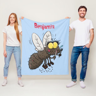 Manta Polar Funny personalizado de insectos de herradura