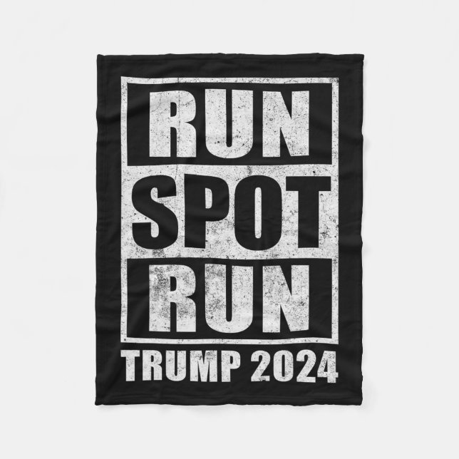 Manta Polar Funny Pro Trump 2024 Run Spot Trump Kamala Deb (Anverso)