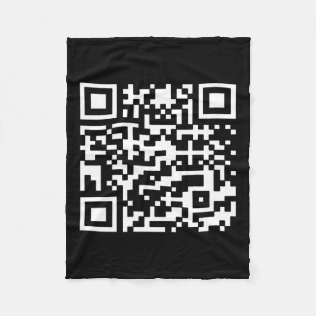 Manta Polar Funny Qr presidente Trump código de baile (Anverso)