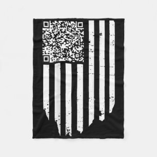 Manta Polar Funny Qr Scan Code President Trump 4547 Trump Danc