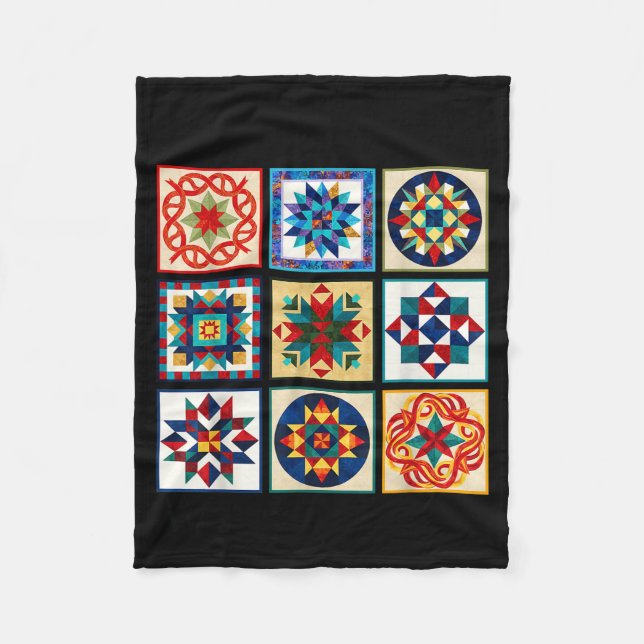 Manta Polar Funny Quilting Sewing Make A Quilt Patterns Quilte (Anverso)