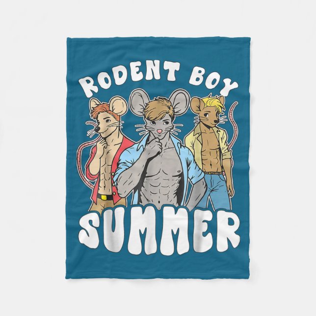 Manta Polar Funny Rat Lover Quote Rodent Boy Summer Cool Vacat (Anverso)