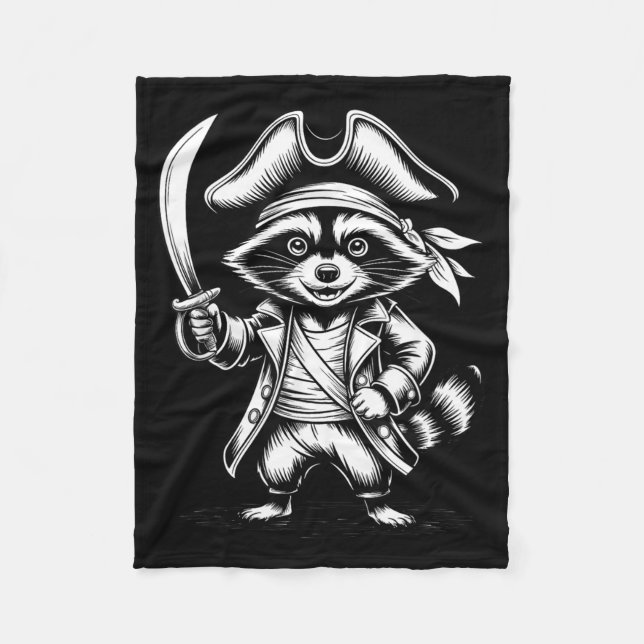 Manta Polar Funny Rate Raccoon  (Anverso)