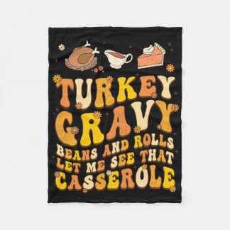 Manta Polar Funny Retro Thanksgiving Autumn Fall Groovy Holida
