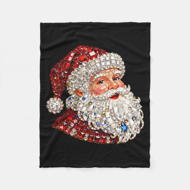Manta Polar Funny Santa Claus Merry Christmas Xmas Family Holi (Anverso)