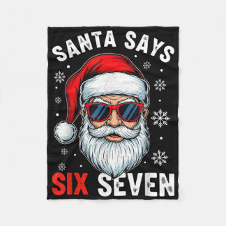 Manta Polar Funny Santa Says Six Seven Gen Alpha Slang Christm