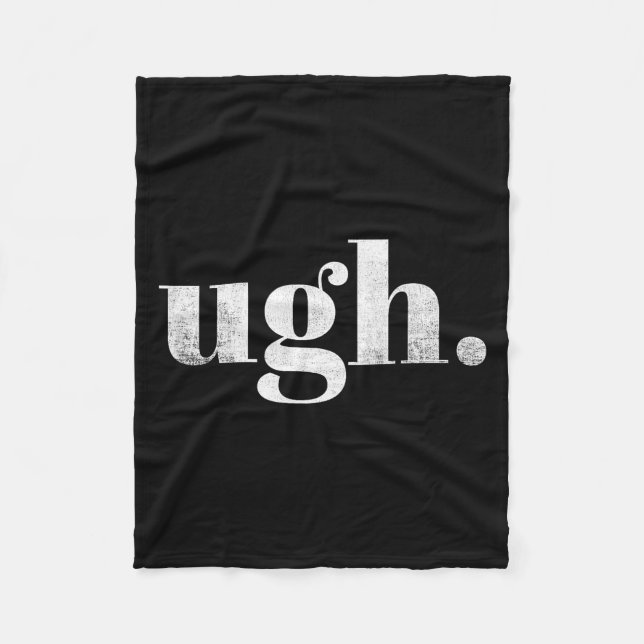 Manta Polar Funny Sarcastic Ugh Novelty Graphic  (Anverso)