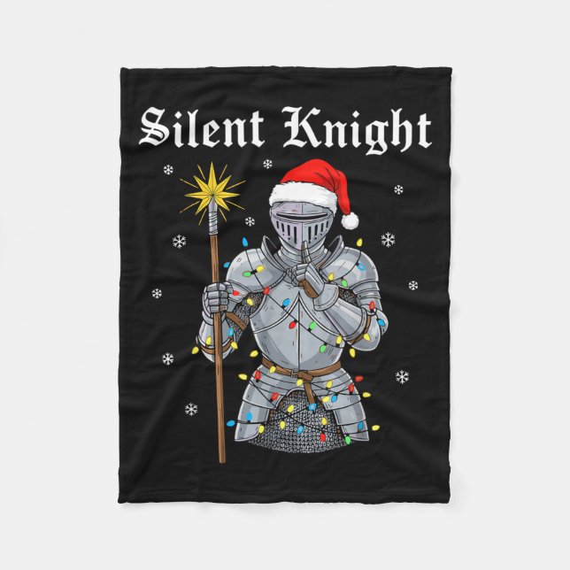 Manta Polar Funny Silent Santa Knight Medieval Christmas Warri (Anverso)