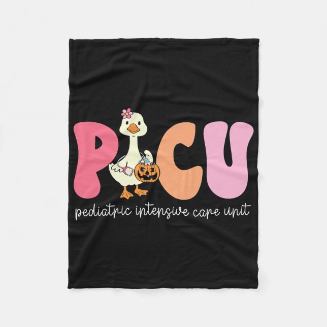 Manta Polar Funny Silly Goose Halloween Picu Nurse Fall Thanks (Anverso)