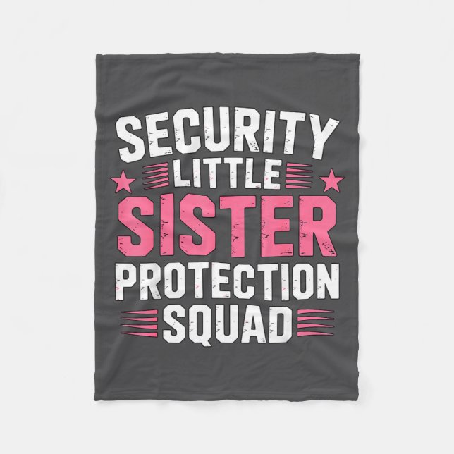 Manta Polar Funny Sister Security Little Protection Squad (Anverso)