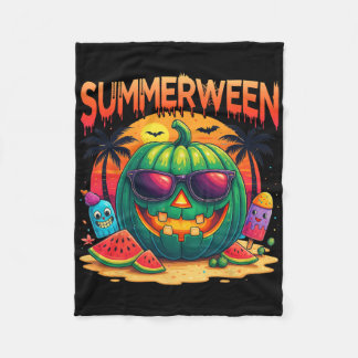 Manta Polar Funny Skeleton Summer Summerween Watermelon Jack-o