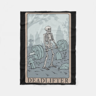 Manta Polar Funny Skeleton Tarot Card Deadlifter Bodybuilding