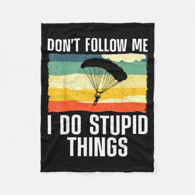 Manta Polar Funny Skydiving Art For Men Women Parachute Indoor (Anverso)