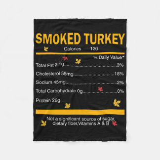 Manta Polar Funny Smoked Turkey Nutrition Facts Thanksgiving X
