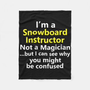 Manta Polar Funny Snowboarding Instructor Job Careboard Snowbo