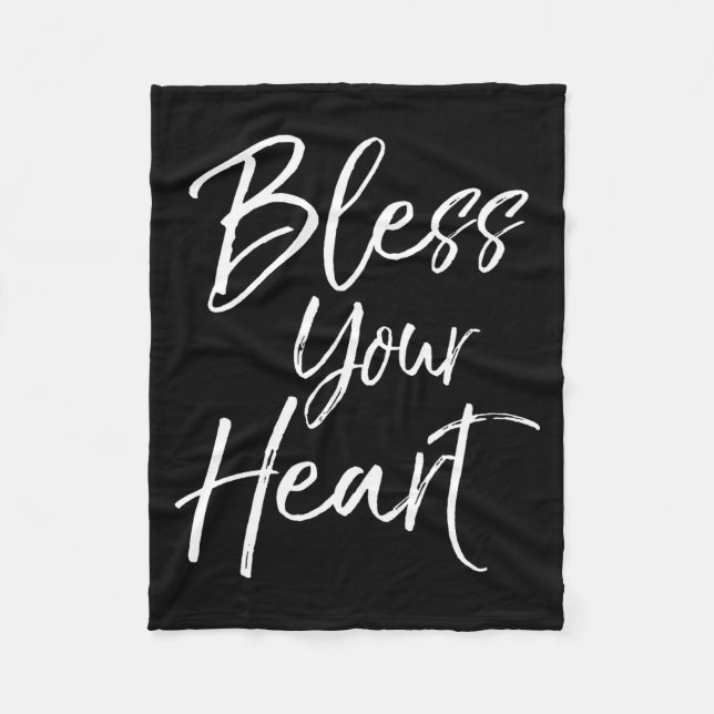 Manta Polar Funny Southern Christian Saying Quote Gift Bless Y (Anverso)