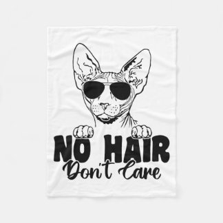 Manta Polar Funny Sphynx Cat No Hair Don't Care Bald Hairless 