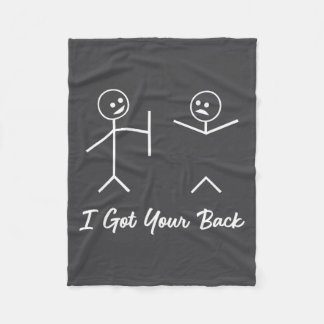 Manta Polar Funny Stick Figures I Got Your Back 