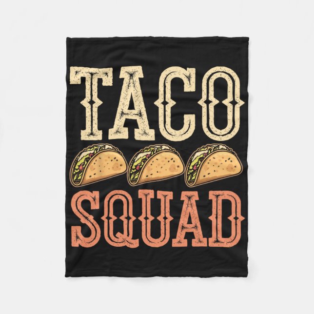 Manta Polar Funny Taco Squad (Anverso)