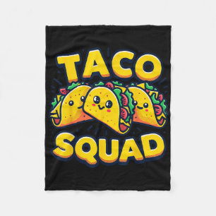 Manta Polar Funny Taco Squad cuece comida mexicana