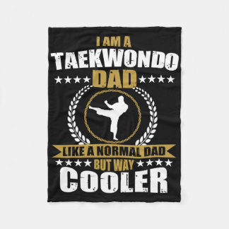 Manta Polar Funny Tae Kwon Do Fighter Dad Taekwondo Para Los H