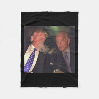 Manta Polar Funny Trump And Biden Smoking 