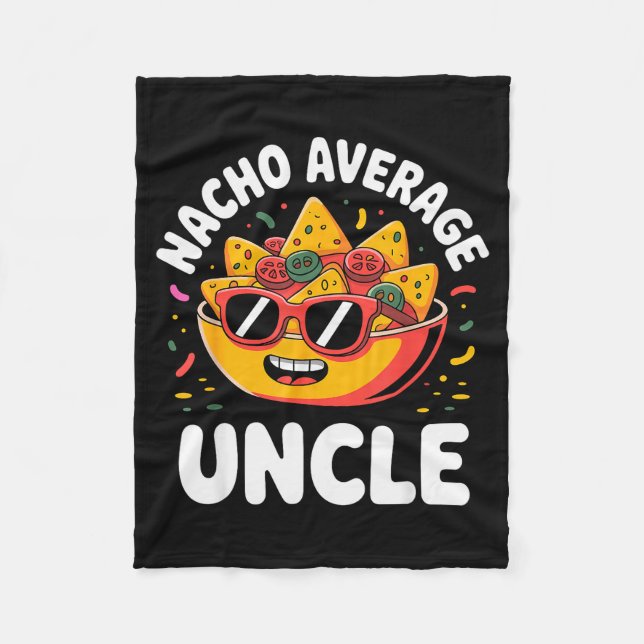 Manta Polar Funny Uncle Design For Uncle Men First Time Uncle  (Anverso)