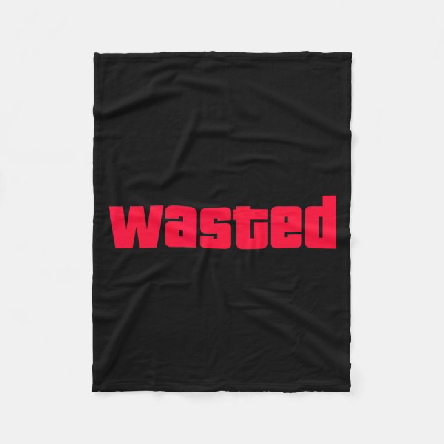 Manta Polar Funny Wasted Gaming Insred Wasted Novelty  (Anverso)