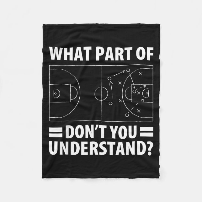 Manta Polar Funny What Part Of Basketball Don't You Understand (Anverso)