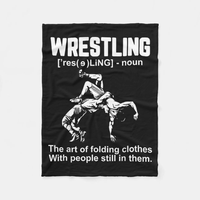 Manta Polar Funny Wrestling Definition The Art Of Folding Clot (Anverso)