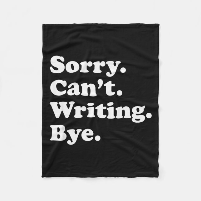 Manta Polar Funny Writing Writer Au Gift For Men Women Boys Or (Anverso)