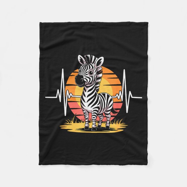 Manta Polar Funny Zebra Art For Men Women Kids Zebra Animal Pr (Anverso)