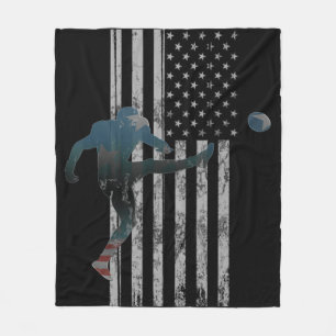 Manta Polar Fútbol Bandera Americana Equipo de Estados Unidos 