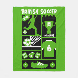 Manta Polar Fútbol británico