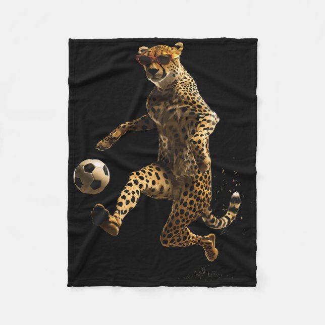 Manta Polar Fútbol Cheetah  (Anverso)