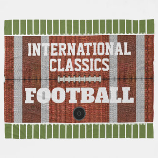 Manta Polar Fútbol clásico internacional personalizado