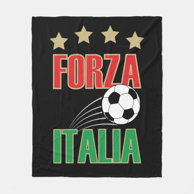 Manta Polar Fútbol de Forza Italia (Anverso)