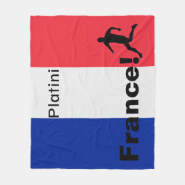Manta Polar Fútbol Francia, personalizable