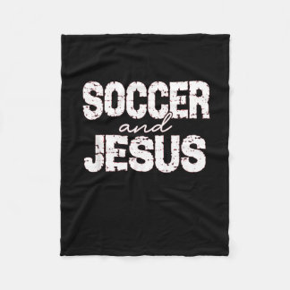 Manta Polar Fútbol y dichos cristianos de Jesús Biblia