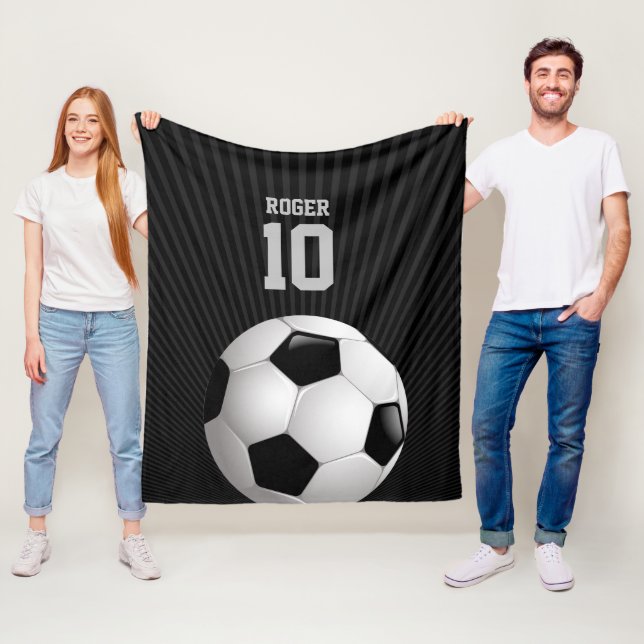 Manta Polar Futbolista del fútbol el | de Personalizable (In situ)