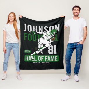 Manta Polar Futbolista personalizado NÚMERO de equipo deportiv