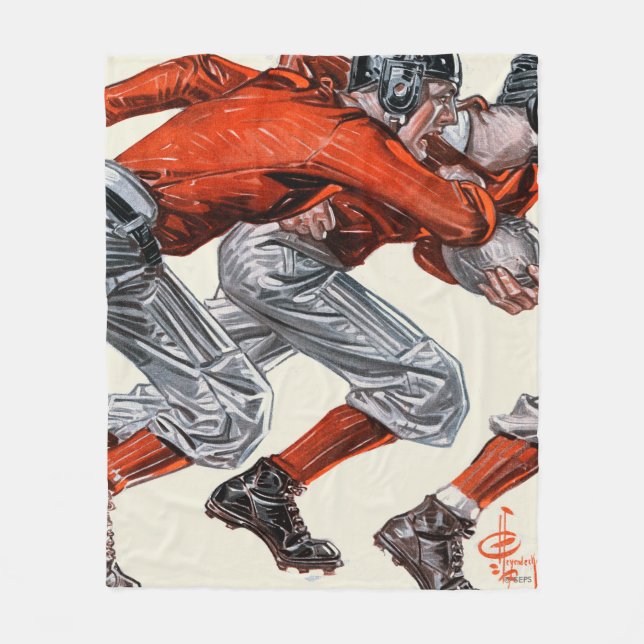 Manta Polar Futbolistas (Anverso)